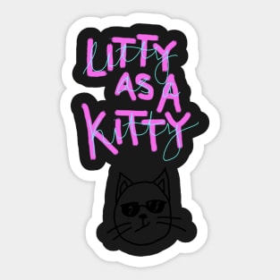 Lit Kat Sticker